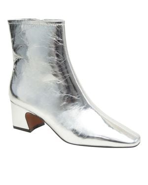 Linea Paolo Wrenly Block Heel Bootie - White