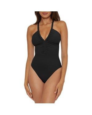 SOLUNA Lake Side Tie Back One-Piece Swimsuit - Black