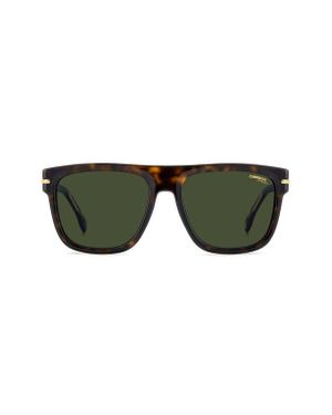 Carrera 57Mm Rectangular Sunglasses - Green