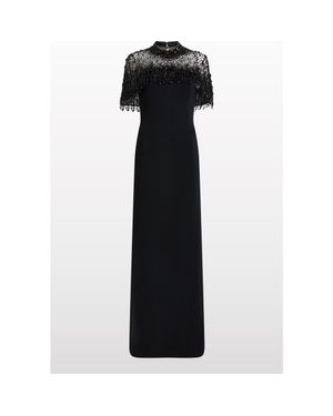 Jenny Packham Livia Beaded-Embellishment Maxi Dress - Black