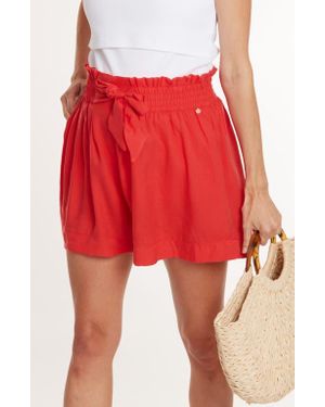 Cache Coeur Maternity Shorts Nubie - Red