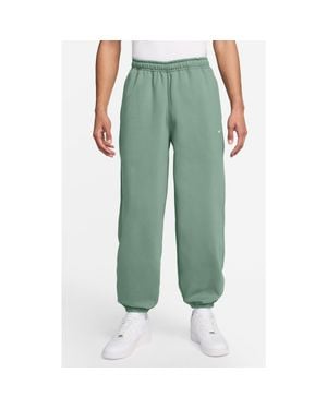 Nike Solo Swoosh Fleece Sweatpants - Green