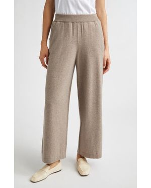 Johnstons of Elgin Coll Cashmere Blend Lounge Pants - Natural