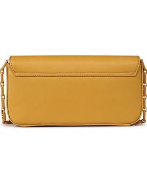 DESERI Michele Monochrome Crossbody Clutch - Natural