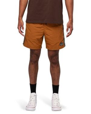 Maui & Sons Reef Adventure Drawstring Shorts - Brown