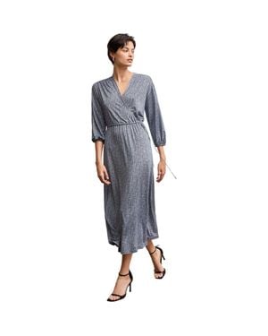 M.M.LaFleur Hope Wrap Dress - Blue