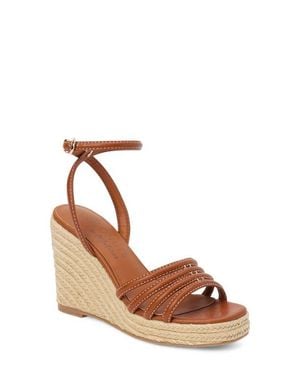 Matisse Sunnie Espadrille Ankle Strap Platform Wedge Sandal - Brown