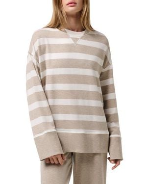 Travis Mathew Cloud Oversize Terry Sweatshirt - Natural