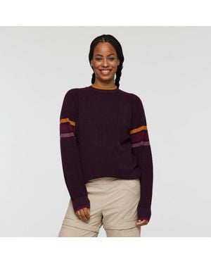 COTOPAXI Libre Waffle Crew Sweater - Red