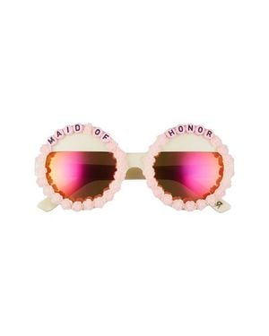 Rad & Refined Maid Of Honor Round Sunglasses - Pink