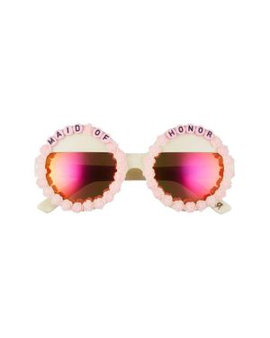 Rad & Refined Maid Of Honor Round Sunglasses - Pink