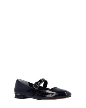 J. Reneé Faron Mary Jane Flat - Black