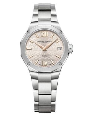 Baume & Mercier Riviera 10810 Bracelet Watch, 33Mm - Gray