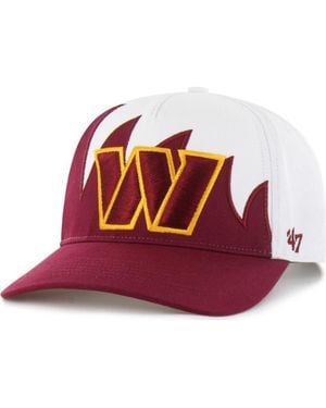 '47 Washington Commanders Jagged Hitch Adjustable Hat - Red