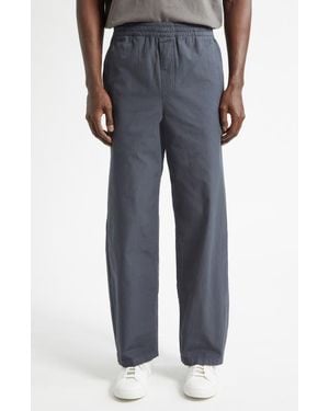 Palmes Lucien Cotton Ripstop Pants - Blue