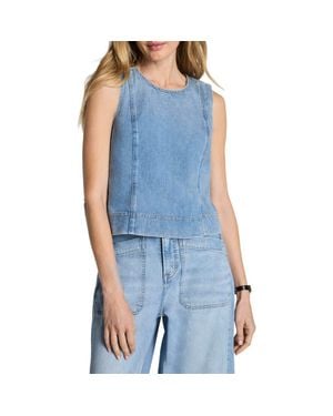 Spanx Lightweight Denim Shell Tank - Blue