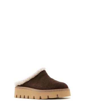 La Canadienne Era Genuine Shearling Mule - Brown