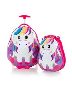 Heys Travel Tots Kids Luggage & Backpack Set - Pink
