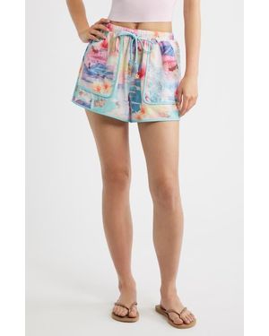 Kulani Kinis Essential Cover-Up Shorts - Blue