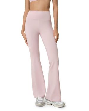 LILYSILK Silk Contour High Rise Flared Drape Flow Leggings - Pink