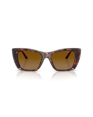 Michael Kors Tokyo 53Mm Polarized Gradient Square Sunglasses - Multicolor
