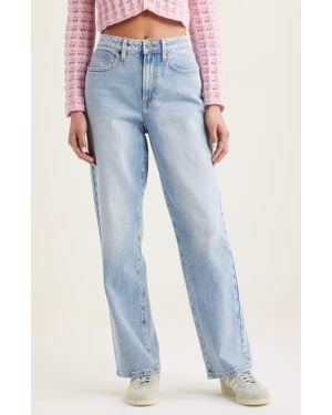BP. '90S High Waist Straight Leg Jeans - Blue
