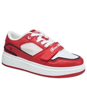 TRUE RELIGION Latifah Court Sneaker - Red