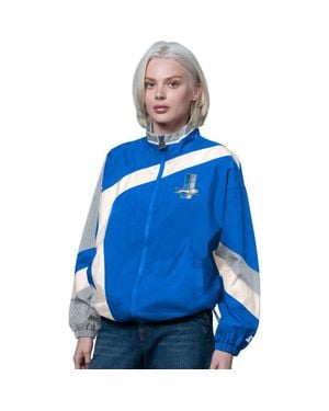 Starter Detroit Lions Vintage 1St Quarter Full-Zip Windbreaker - Blue