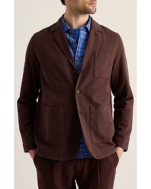 Seasalt Cornwall Tollgate Herringbone Jacket - Brown