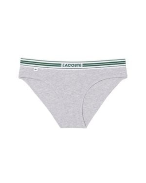 Lacoste Stretch Cotton Bikini Briefs - White