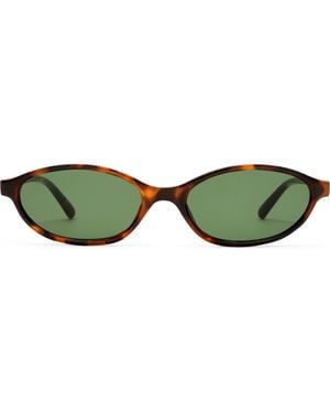 Aire Earthshine 54Mm Oval Sunglasses - Green