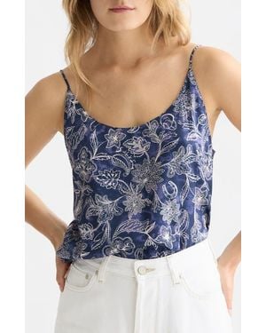 Scotch & Soda Mixed Print Camisole - Blue