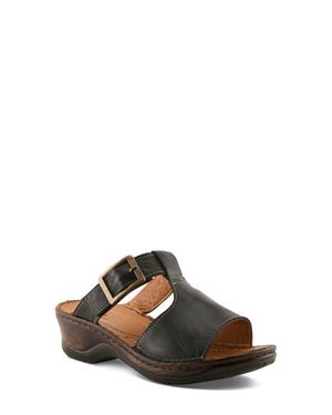 Spring Step Saphique Block Heel Sandal - Black