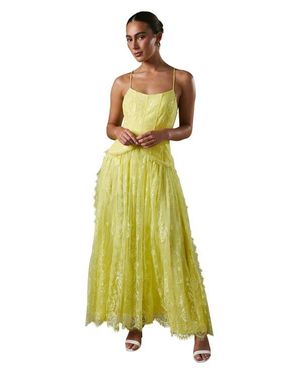 Coast Lace Cami Maxi Dress - Green