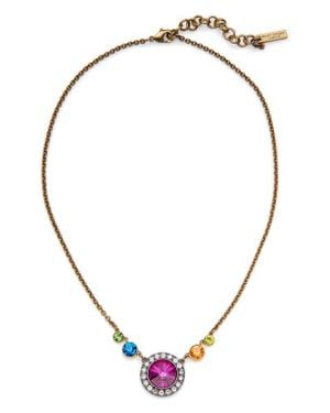 Kurt Geiger Octavia Short Pendant Necklace - Blue