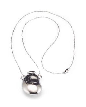 Lelet Zoe Jug Pendant Necklace - White