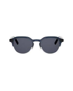 Dior Ibbon R1I 49Mm Geometric Sunglasses - Blue