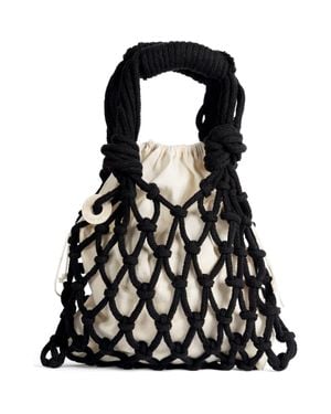 Tin Marin Trenza Macrame Net Bag - Black