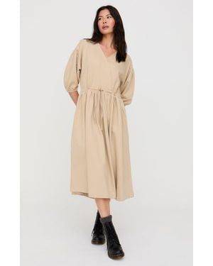 Turtledove London Organic Cotton Belle Dress - Natural