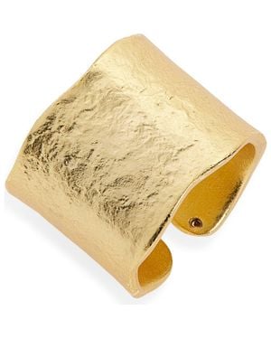 Karine Sultan Polished Cigar Band Ring - Metallic