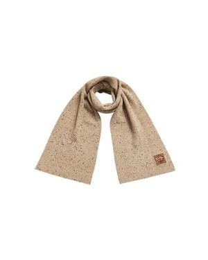 Fable England Knitted Scarf - Natural