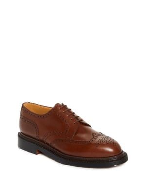 J.M. Weston Triple Sole Wingtip Derby - Brown