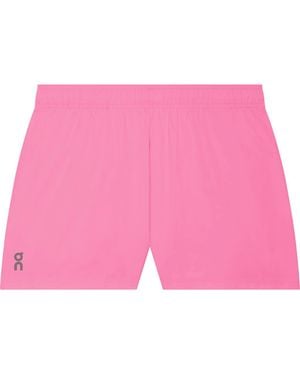 On Shoes 3-Inch Core Running Shorts - Pink
