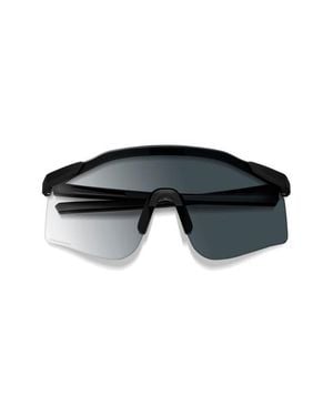 Smith Defy 61Mm Chromapop Shield Sunglasses - Black