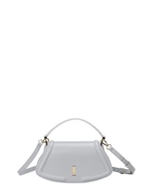 BOSS Medium Ariell Leather Shoulder Bag - Gray
