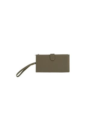 Esterah Leather Passport Holder - Brown