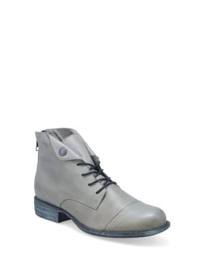 Miz Mooz Lennox Lace-Up Bootie - Gray