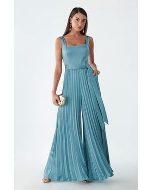 Willa Ena Jumpsuit - Blue