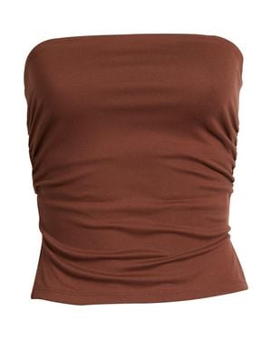 PacSun Ophelia Ruched Tube Top - Brown