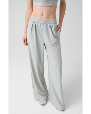 Guess Selene Wide Leg Sweatpants - Gray